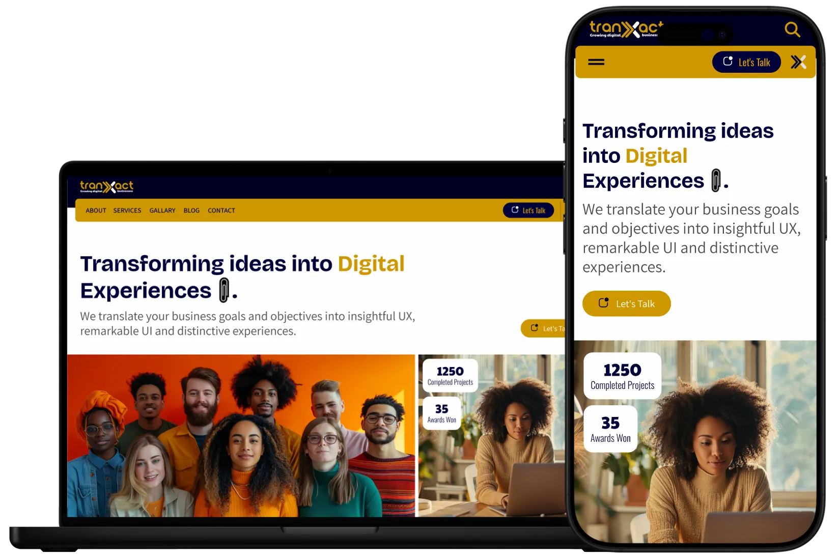 Tranxact Template Preview